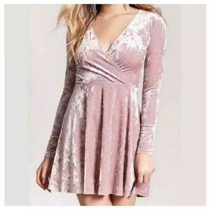 Velvet Fit & Flare Dress